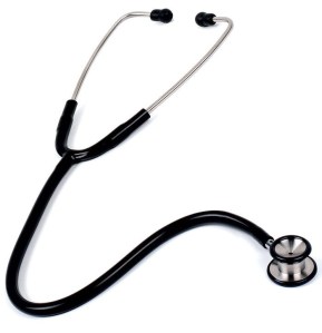 Dual-head stethoscope, stainless steel