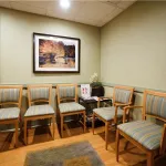 Waiting room at Central Park Oral & Maxillofacial Surgery in Midtown Manhattan