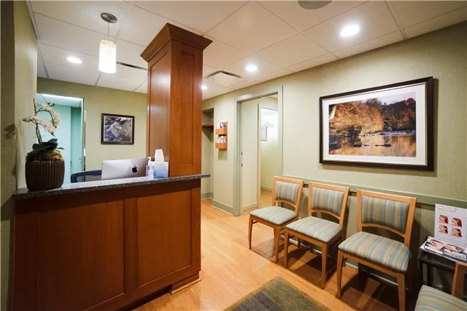 Front desk at Central Park Oral & Maxillofacial Surgery in Midtown Manhattan